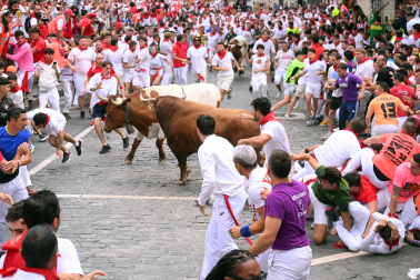 cuarto encierro de San Fermín 2026 en Pamplona
