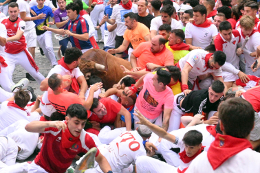 cuarto encierro de San Fermín 2026 en Pamplona