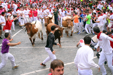 cuarto encierro de San Fermín 2026 en Pamplona