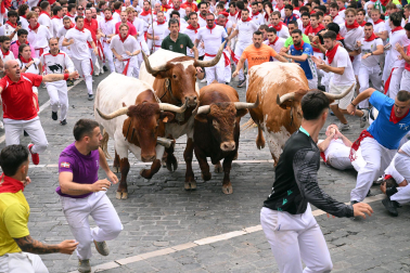 cuarto encierro de San Fermín 2026 en Pamplona