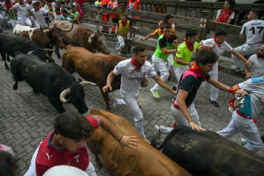 cuarto encierro de San Fermín 2026 en Pamplona