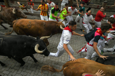 cuarto encierro de San Fermín 2026 en Pamplona