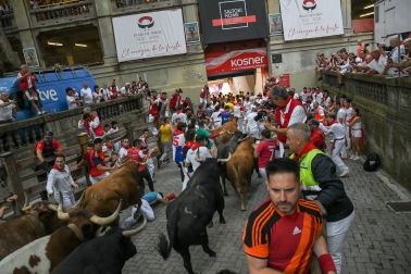 cuarto encierro de San Fermín 2026 en Pamplona