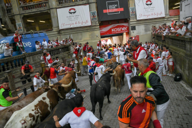 cuarto encierro de San Fermín 2026 en Pamplona