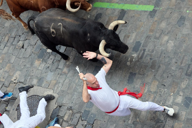 cuarto encierro de San Fermín 2026 en Pamplona SANTO DOMINGO