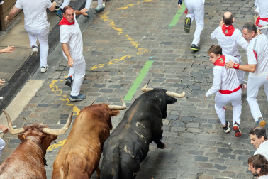 cuarto encierro de San Fermín 2026 en Pamplona SANTO DOMINGO