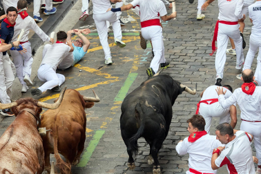 cuarto encierro de San Fermín 2026 en Pamplona SANTO DOMINGO