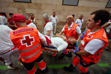cuarto encierro de San Fermín 2026 en Pamplona SANTO DOMINGO