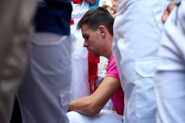 cuarto encierro de San Fermín 2026 en Pamplona SANTO DOMINGO