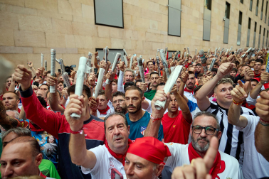 cuarto encierro de San Fermín 2026 en Pamplona SANTO DOMINGO