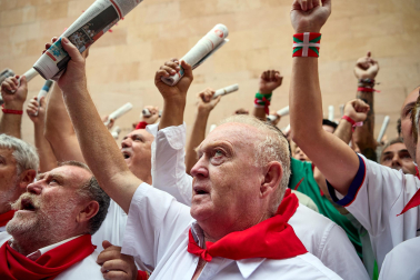 cuarto encierro de San Fermín 2026 en Pamplona SANTO DOMINGO
