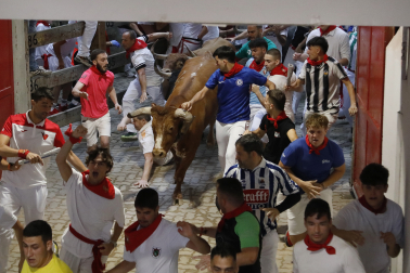 cuarto encierro de San Fermín 2026 en Pamplona