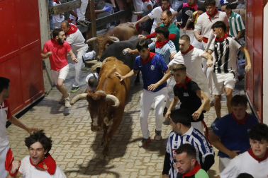 cuarto encierro de San Fermín 2026 en Pamplona