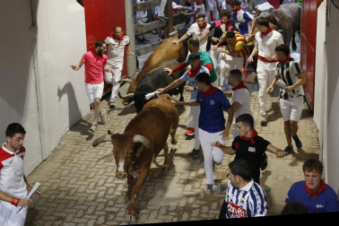 cuarto encierro de San Fermín 2026 en Pamplona