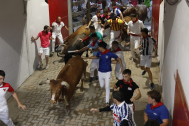 cuarto encierro de San Fermín 2026 en Pamplona