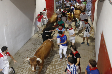 cuarto encierro de San Fermín 2026 en Pamplona