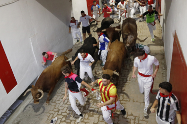 cuarto encierro de San Fermín 2026 en Pamplona