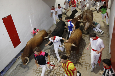 cuarto encierro de San Fermín 2026 en Pamplona