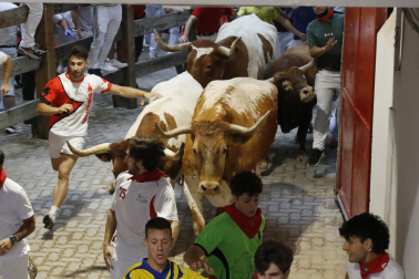 cuarto encierro de San Fermín 2026 en Pamplona