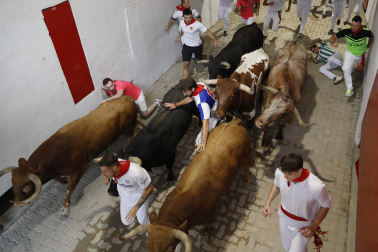 cuarto encierro de San Fermín 2026 en Pamplona