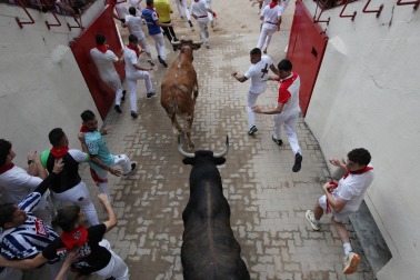 cuarto encierro de San Fermín 2026 en Pamplona