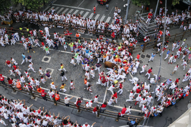 cuarto encierro de San Fermín 2026 en Pamplona