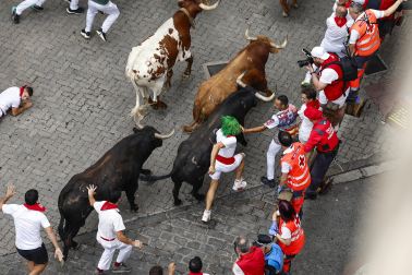 cuarto encierro de San Fermín 2026 en Pamplona