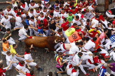 cuarto encierro de San Fermín 2026 en Pamplona
