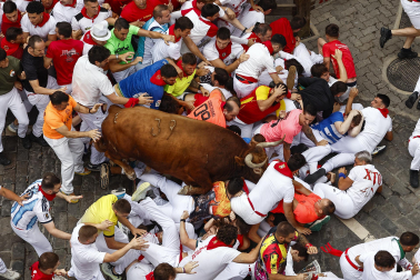 cuarto encierro de San Fermín 2026 en Pamplona