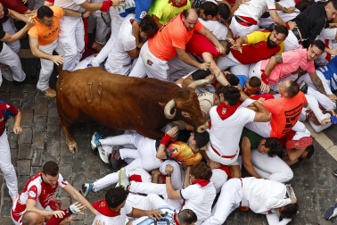 cuarto encierro de San Fermín 2026 en Pamplona