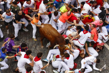 cuarto encierro de San Fermín 2026 en Pamplona
