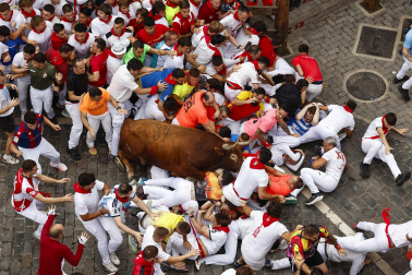 cuarto encierro de San Fermín 2026 en Pamplona