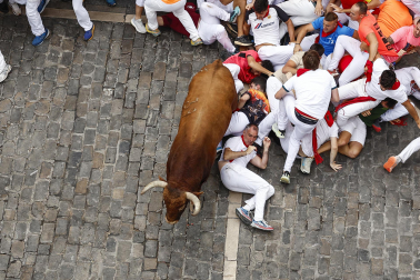 cuarto encierro de San Fermín 2026 en Pamplona