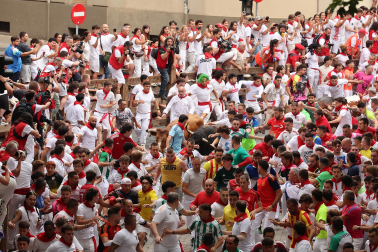cuarto encierro de San Fermín 2026 en Pamplona