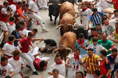 cuarto encierro de San Fermín 2026 en Pamplona