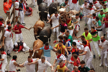 cuarto encierro de San Fermín 2026 en Pamplona