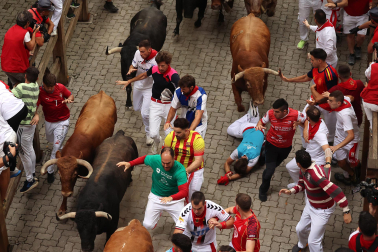 cuarto encierro de San Fermín 2026 en Pamplona