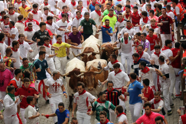 cuarto encierro de San Fermín 2026 en Pamplona