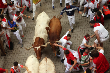 cuarto encierro de San Fermín 2026 en Pamplona