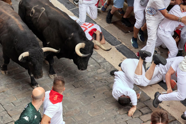 cuarto encierro de San Fermín 2026 en Pamplona