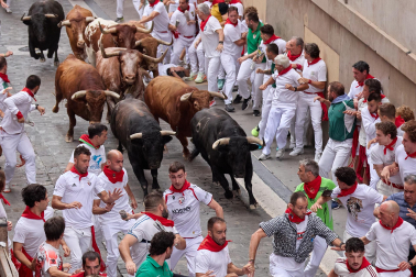 cuarto encierro de San Fermín 2026 en Pamplona