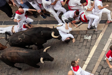 cuarto encierro de San Fermín 2026 en Pamplona