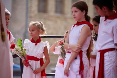 ofrenda infantil a san fermin 2026