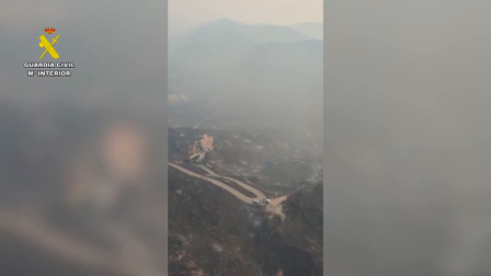 Fotos del incendio forestal de Los Gallardos, en Almería
