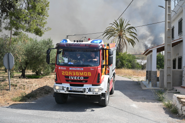 Fotos del incendio forestal de Los Gallardos, en Almería