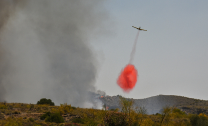 Fotos del incendio forestal de Los Gallardos, en Almería