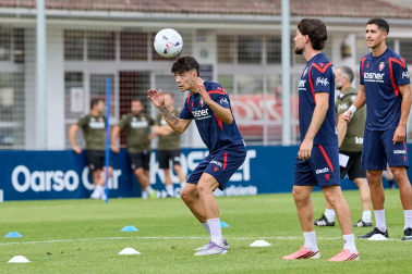 Fotos del primer entrenamiento de pretemporada de Osasuna