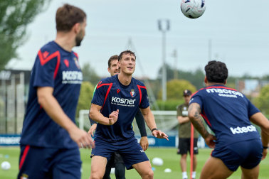 Fotos del primer entrenamiento de pretemporada de Osasuna