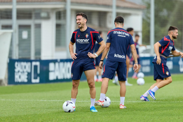 Fotos del primer entrenamiento de pretemporada de Osasuna