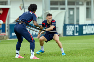 Fotos del primer entrenamiento de pretemporada de Osasuna